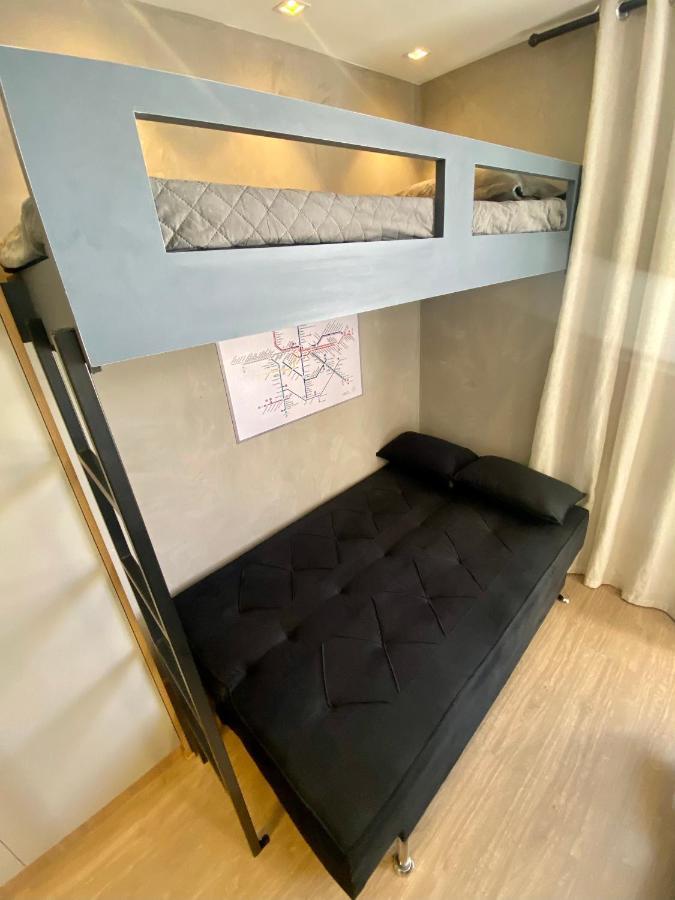 상파울루 Lindo Apartamento Em Frente Ao Metro Bras ! 아파트 외부 사진